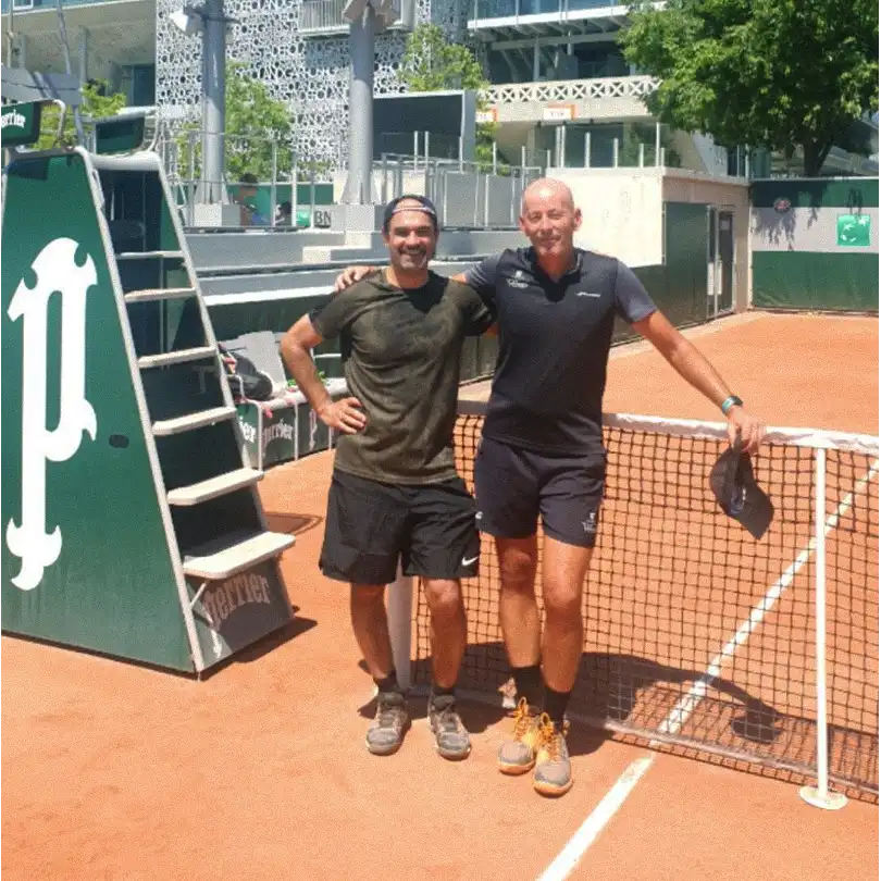 david brun at rolland garros court